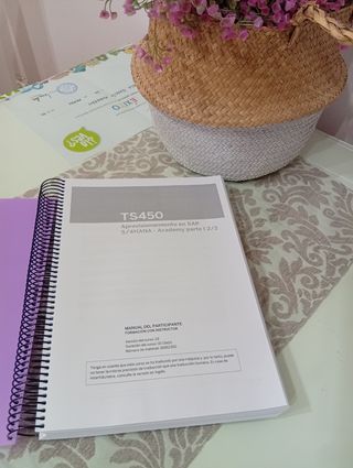 Libros manual SAP, (TS450 1 y 2 TS452 1 y 2, S4H00