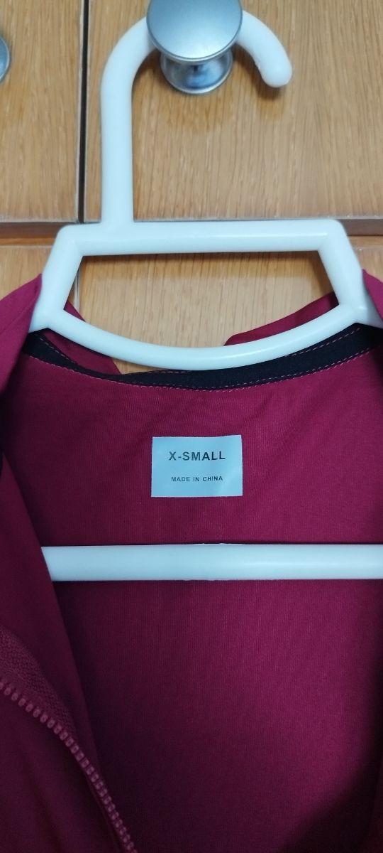 Maillot ciclismo manga corta granate talla XS