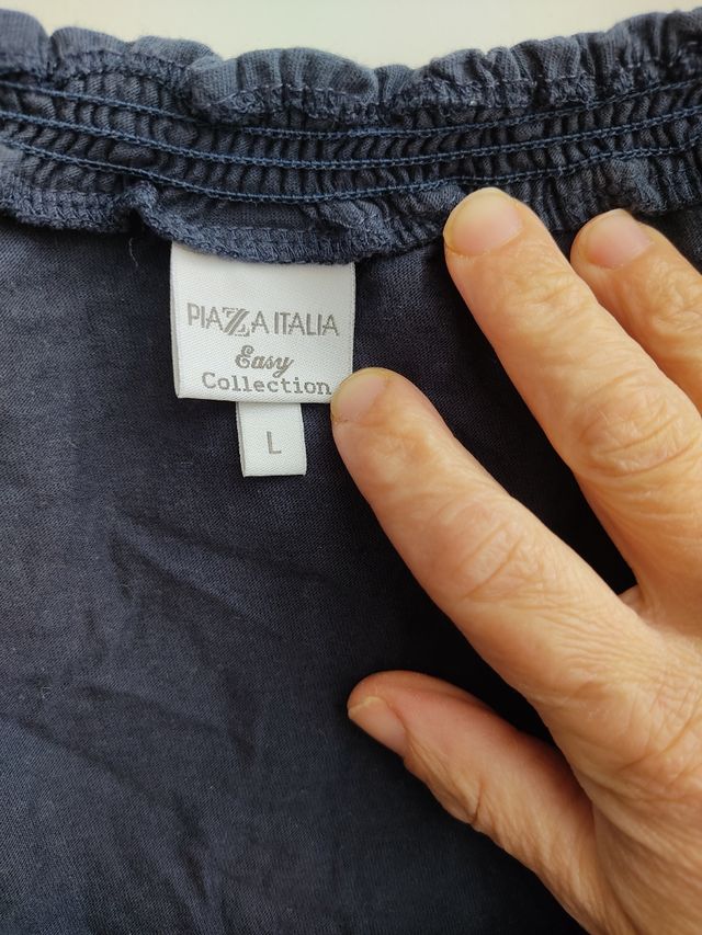 Maglia Piazza Italia L blu