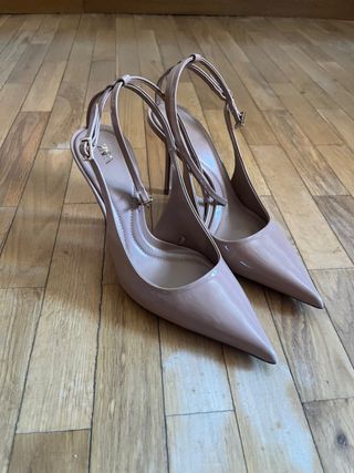 Tacones Zara beige - Punta fina
