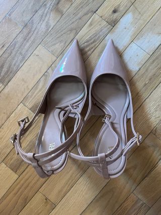 Tacones Zara beige - Punta fina