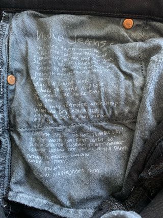 Vaqueros Nudie Jeans negros W28 L32