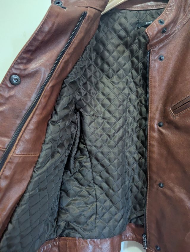 Giacca in vera pelle