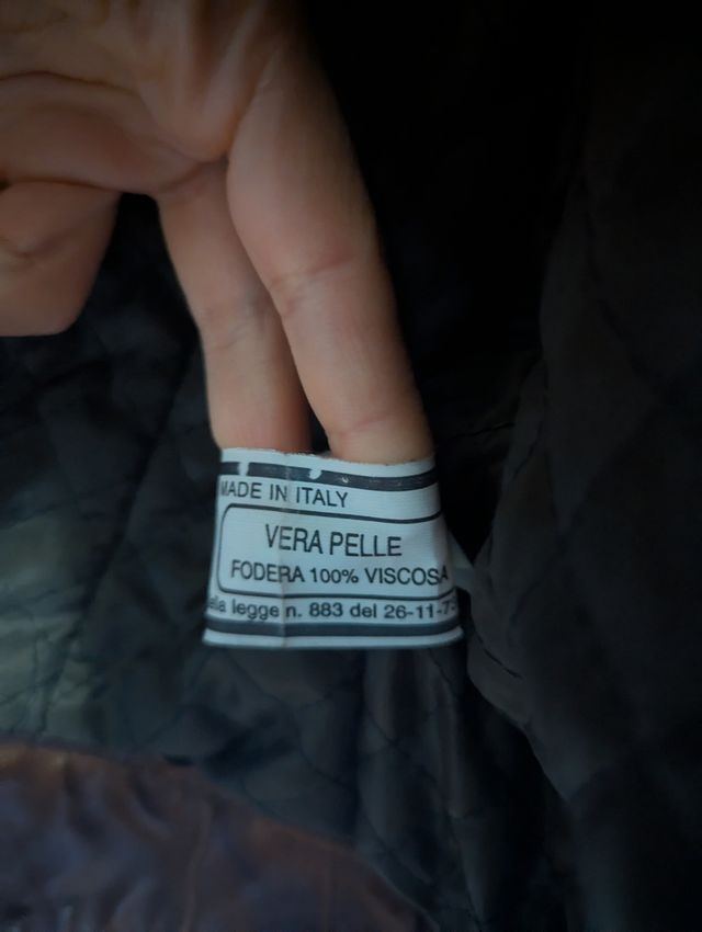 Giacca in vera pelle