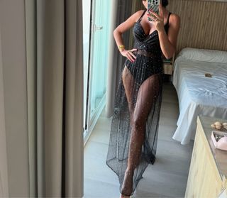 Abito paillettes nero - Vestito elegante