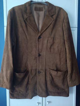Chaqueta ante marrón Renoir