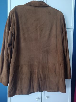 Chaqueta ante marrón Renoir