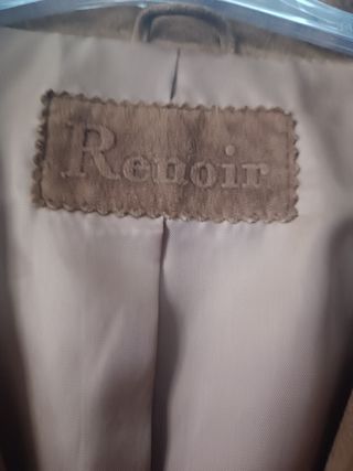 Chaqueta ante marrón Renoir