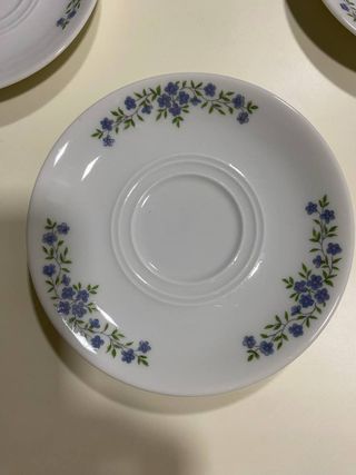 Platillos de porcelana Mitterteich Bavaria, vintag