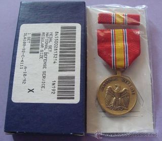 MEDALLA + PASADOR + CAJA. MEDALLA US ARMY. NATIONA