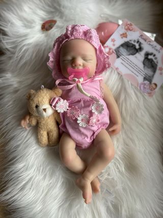 Bebe reborn silicona flexible platino