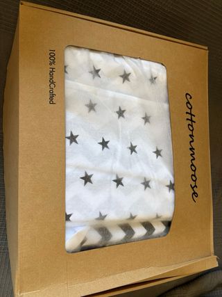 Juego de cuna bebé estrellas-zigzag