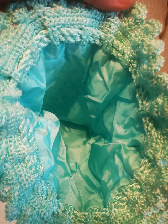 Bolso croché, ganchillo. De mano. Nuevo