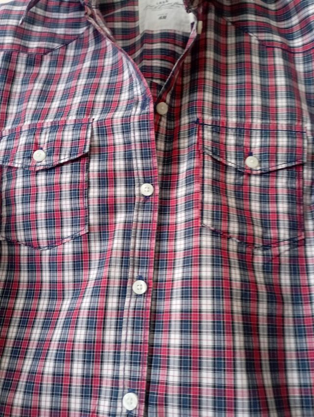 Camicia H&M a quadri multicolor