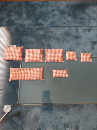 Juego estimulación Saquitos tela diferentes tamaño