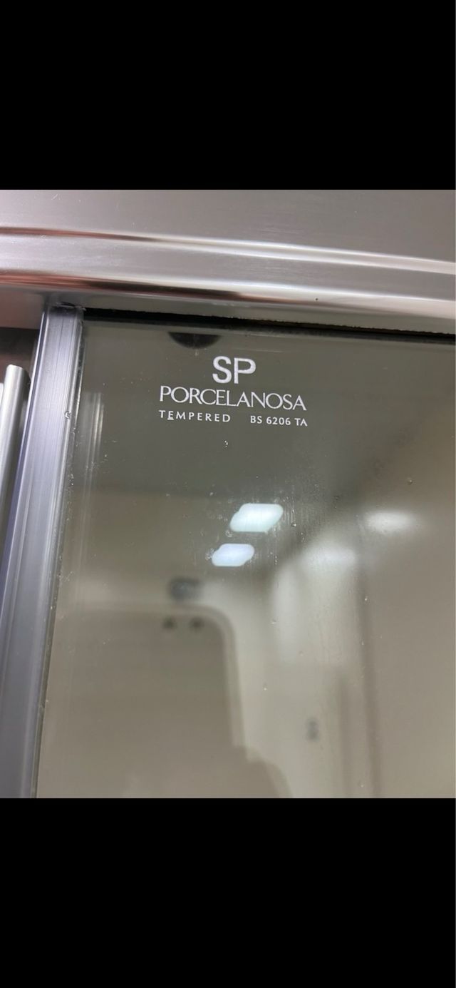 Mampara ducha Porcelanosa - 2 puertas 87x73