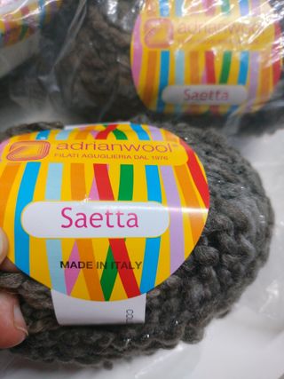 Filato Saetta Adrianwool Grigio