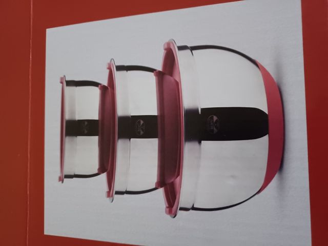 Berti Bastardelle: Set 3 ciotole acciaio