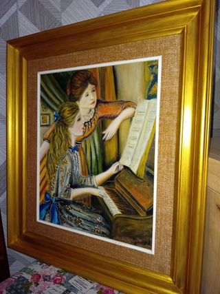 Quadro - Pianoforte per 2 ragazze - Renoir