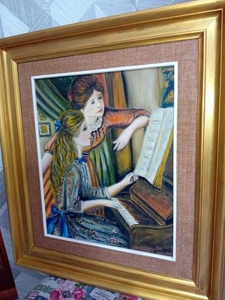 Quadro - Pianoforte per 2 ragazze - Renoir