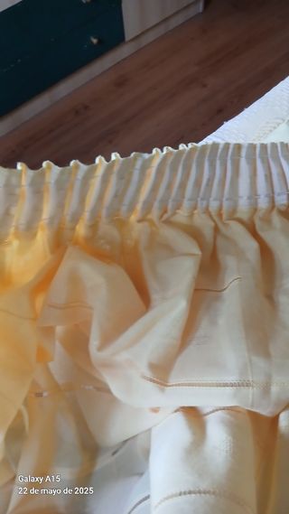 Cortinas beig - 2 uds. De 85 a 90 X 2m 30 cm