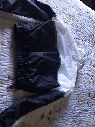 Cazadora corta INSIDE blanco-negro XS