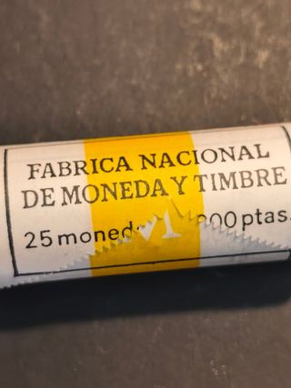 Cartucho 25 Monedas 200 Ptas España