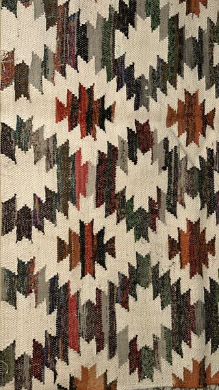 Alfombra étnica algodón-lana