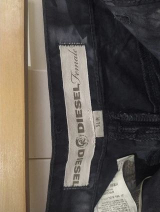 Minifalda negra Diesel