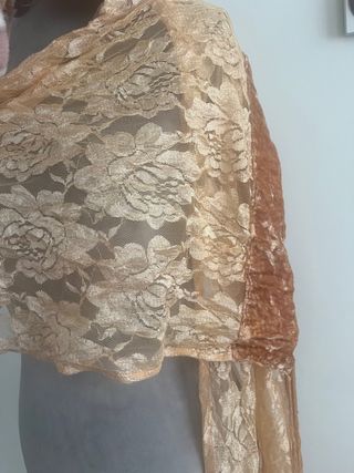 sciarpa o foukard vintage in pizzo 