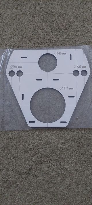 Plantilla,patron,bastidor de orificios