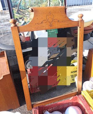 Espejo madera estilo antiguo