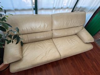 Divano 3/4 posti color crema
