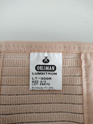 Faja ortopédica beige
