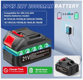 Mini Motosega 2 Batterie 8 Pollici potatura