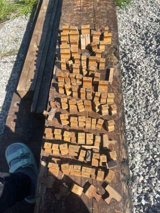 Sellos tipográficos antiguos (90 uds)