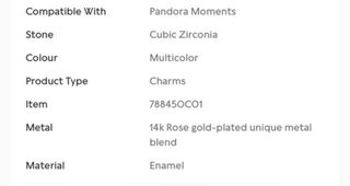 Charm Pandora Minnie Mickey Navidad