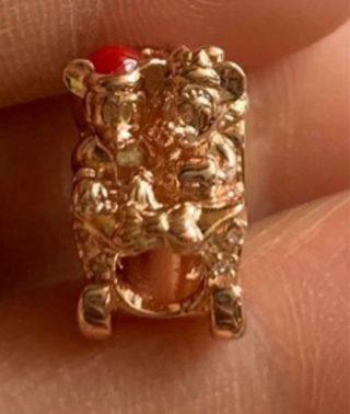 Charm Pandora Minnie Mickey Navidad