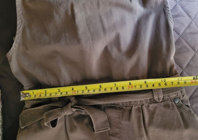 Vestido tirantes halter niña marrón 7 años Zarakid