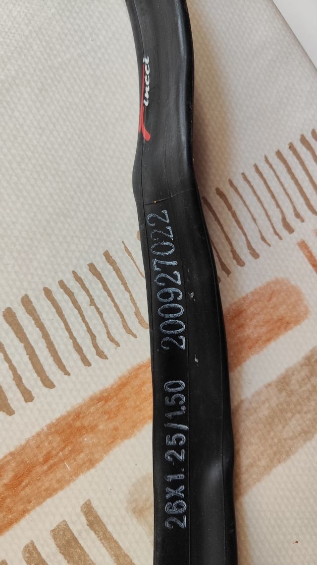 Camera d'aria bici 26x 1,25 x 1,50