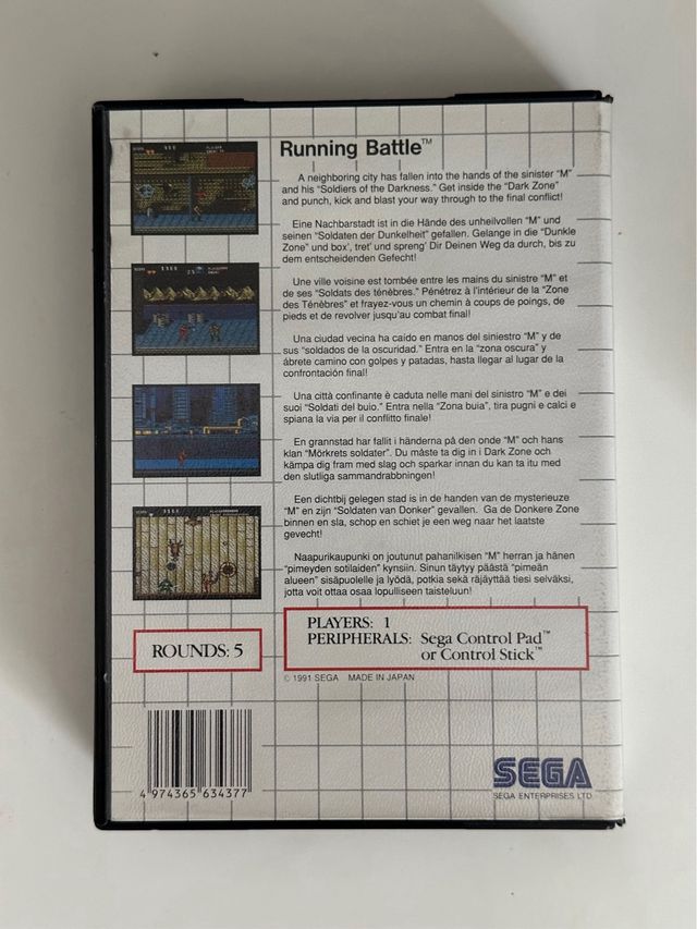 Running Battle - Sega Master System
