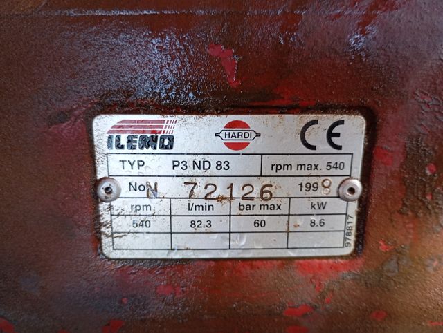 Cuba Pulverizadora 1000L -  con función Turbo