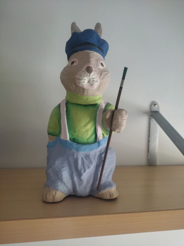 Conejos - Decoración Cartón Piedra ESCUCHO OFERTAS