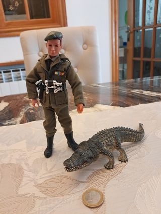 Cocodrilo Schleich escala 1:10 ideal Madelman 