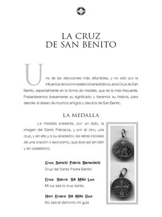 Cruz San Benito - Protección
