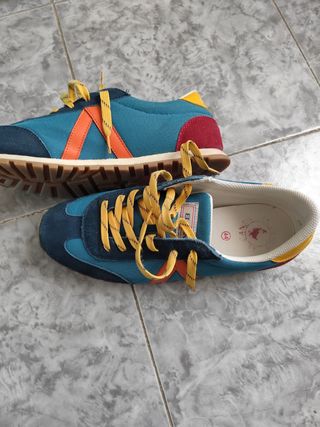Zapatillas EL GANSO - Azul, naranja, granate y Ama
