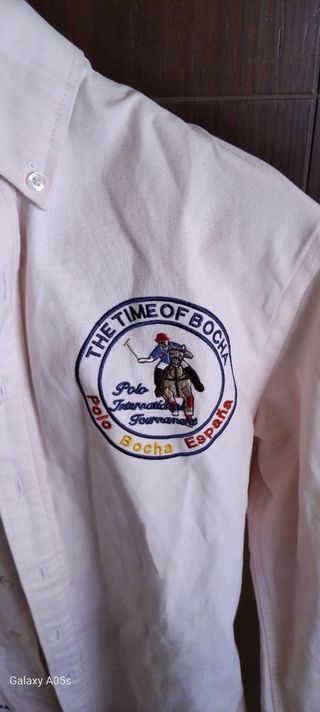 Camisa Polo España rosa