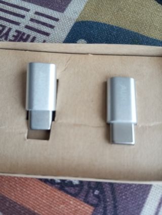 Adaptador Aukey USB-C a MicroUSB x2