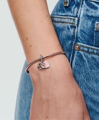 Charm Pandora Corazón Infinito Plata Rosa