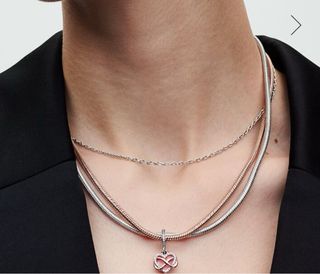 Charm Pandora Corazón Infinito Plata Rosa